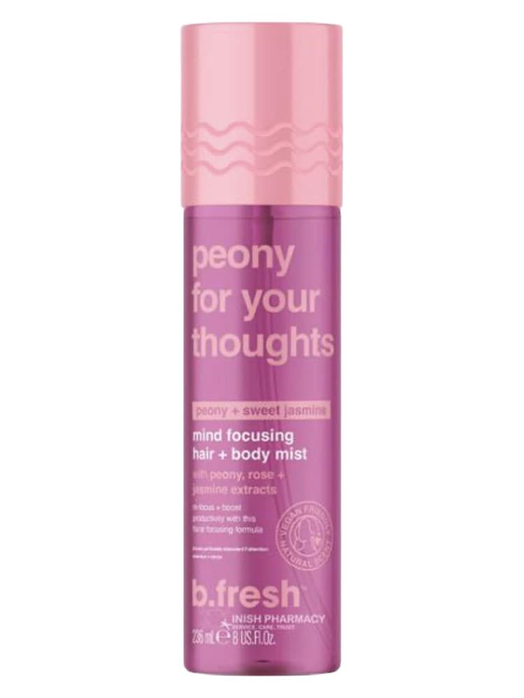 peony for your thoughts mind focusing hair body mist