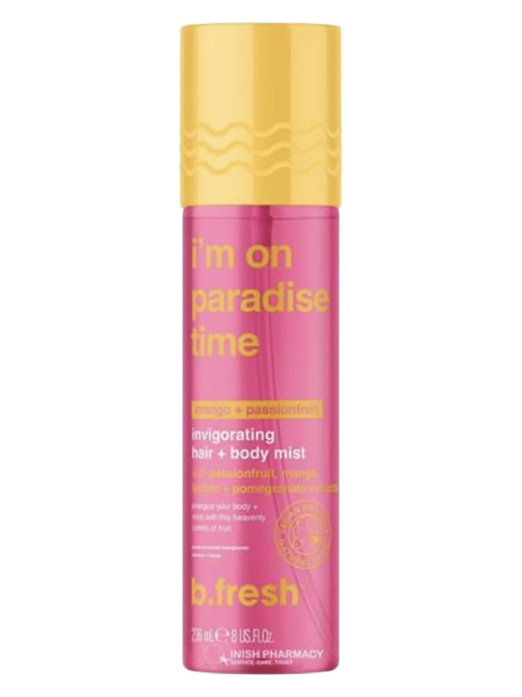 i m on paradise time invigorating hair body mist