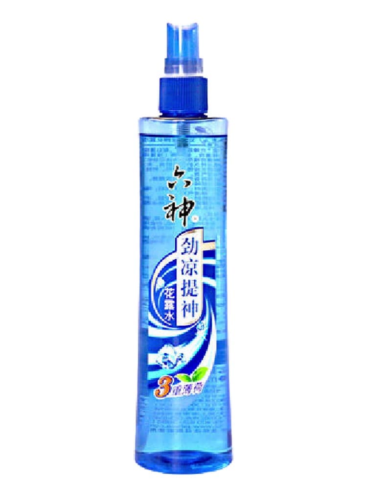 Liushen Revitalizing Cool Blasts Triple Mint Florida Water liu shen jin liang ti shen 3zhong bao he hua lu shui